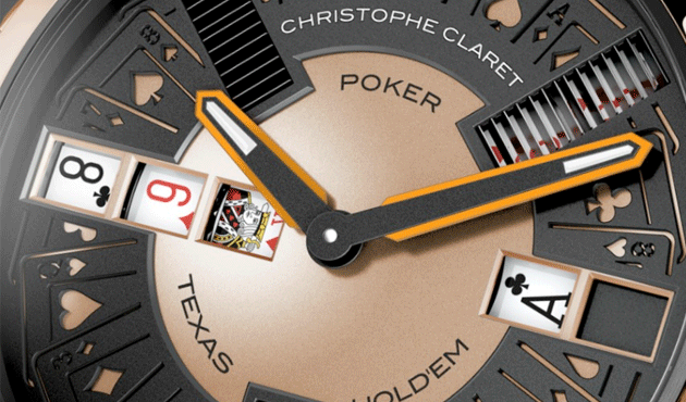Christophe Claret. Часы, позволяющие сыграть в покер